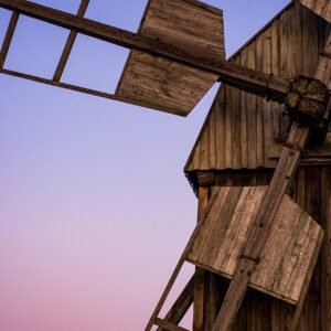 windmill, wood, sunset, mill, agriculture, building, rotate, old, nature, heaven, sweden
